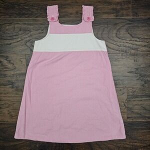 Mullberry Street Girls‎ Size 5 Pink White Gingham Check Boutique Style Dress 90s